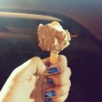 Niharika Konidela Instagram – am i the only one who threw a half eaten magnum? #stupid #moodoff