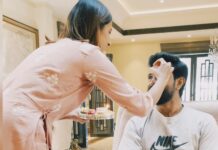 Niharika Konidela Instagram - My baapuji 🥰 @alwaysramcharan To many more years of you ragging me, and me embarrassing you! 😂 And Thank you for always being there for charan Anna 🤗 P.S. I’ll make sure I have shorter nails next time🤣 #rakshabandhan2021 Editing credits- @allusirish 😁😅