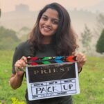 Nikhila Vimal Instagram - Packup 😇 @thepriest_film @antojosephfilmcompany @jofin_t_chacko #myhappinessproject ♥️ #packupday