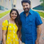 Nikhila Vimal Instagram - You have always been a blessing an inspiration to everyone around you!! Soo happy and fortunate to have worked with you😇.May you have a blessed year ahead!♥️ Happy birthday Mammooka ♥️ @mammootty