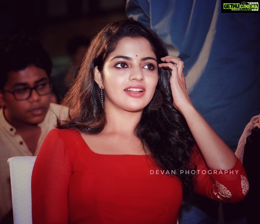 Nikhila Vimal Instagram - For #meranaamshaji audio release Outfit by : @paisleestudio 📸: @ajmal_photography_ n @devashankar33