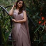 Nikhila Vimal Instagram - Time in nature soothes my soul’s lovely wild💜 @jinishphotogenic @labelpallavinamdev @styledbysmiji @_femy_antony_ @sharath_8686 @pranavraaaj ♥️