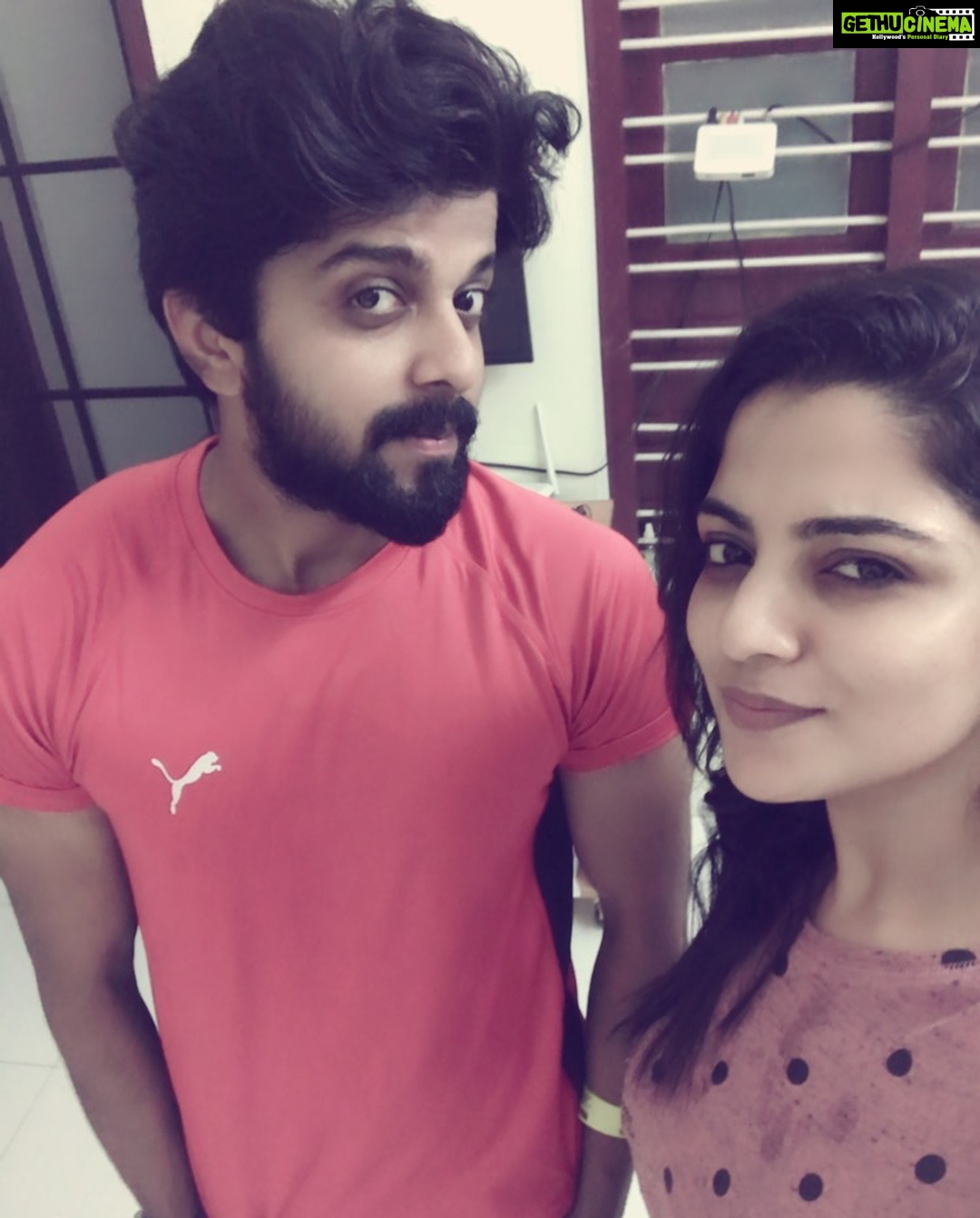 Nikhila Vimal Instagram - Brothers r the best to take selfies with#family #brotherfromanothermother #brotherandsister #childhoodbuddies ❤️❤️❤️❤️❤️❤️❤️❤️