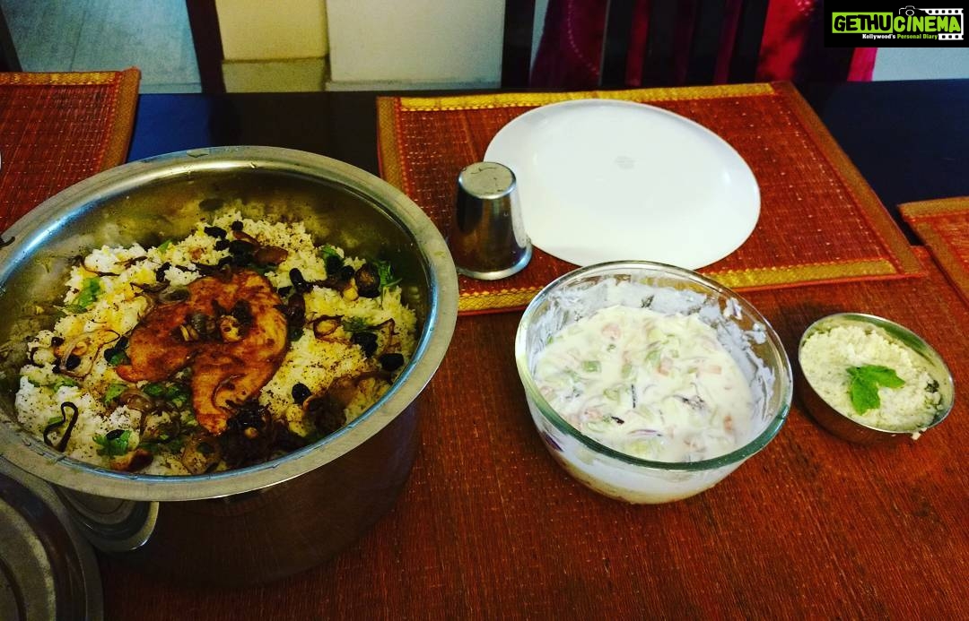 Nikhila Vimal Instagram - Biriyani#fridayspcl#chef#forpillars