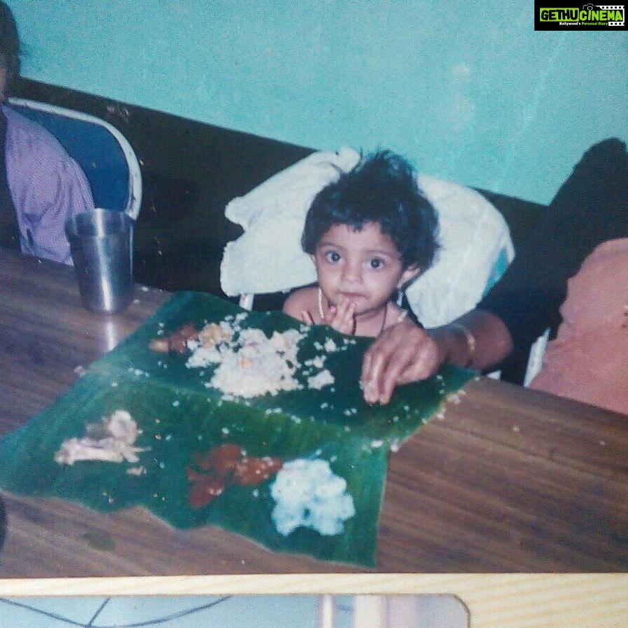 Nikhila Vimal Instagram - See wht I got frm old album..thnku sherin chechi for this♡#childhood#food#ghee rice#amma n ammol#memories#nostalgia