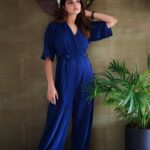 Nikhila Vimal Instagram - Shades of Blue 💙 👗: @labelpallavinamdev Special love : @styledbysmiji #shadesofblue #labelpallavinamdev Kochi, India