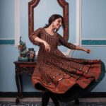 Nikhila Vimal Instagram - You dance love,and you dance joy,and you dance dreams♥️ 👗: @jugalbandhi 📸: @anupchacko 💄: @sajithandsujith 💍: @ariabykollattjewellers