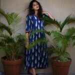 Nikhila Vimal Instagram - Summer blues 💙 👗: @jugalbandhi #promotionsforpriest #windinsummer