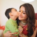 Nisha Agarwal Instagram - This love.. so pure.. so unconditional! This bond.. so true.. unbeatable! @kajalaggarwalofficial ♥️♥️♥️🧿 #truelove #masilove #babiesofinstagram 📸 @craftingemotions