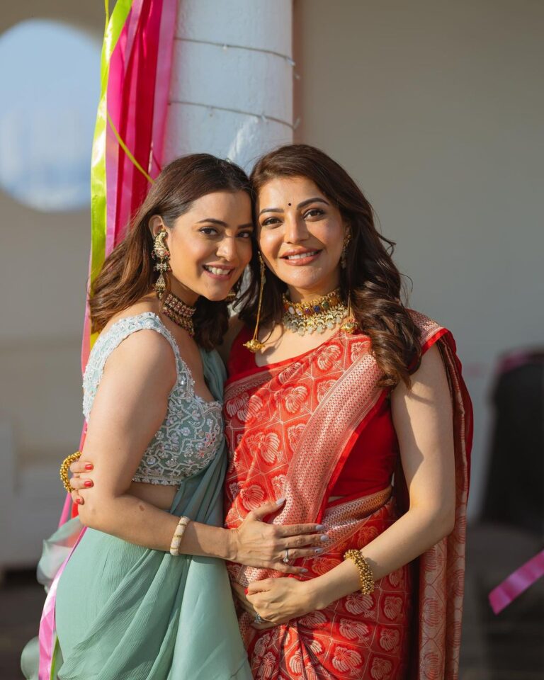 Nisha Agarwal Instagram - Yes! its officially official.. I’m having another baby, right here in this womb I’m touching.❤️ my baby no 2 is on it’s way! I can’t wait to meet you little love 😍😘 #excitedmasitobe @kajalaggarwalofficial @kitchlug I wish you’ll good health and good strength forever! Wishing you both the bestest as you’ll take on new roles and begin this beautiful journey of parenting. 📸 @craftingemotions