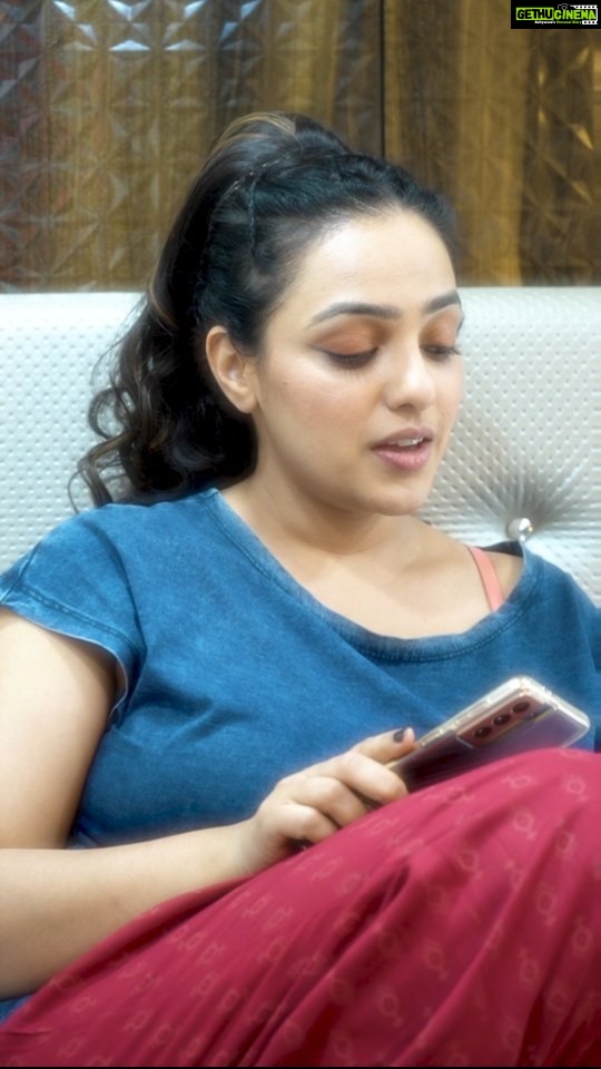 Actress Nithya Menen HD Photos and Wallpapers March 2022 - Gethu Cinema
