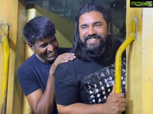 Nivin Pauly Instagram - #FinalSchedule of dear #Ram Sir’s project kickstarts in the company of @soorimuthuchamy. 😊🎥🎥 It’s been a great learning experience working with Ram Sir.♥️