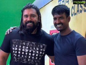 Nivin Pauly Instagram - #FinalSchedule of dear #Ram Sir’s project kickstarts in the company of @soorimuthuchamy. 😊🎥🎥 It’s been a great learning experience working with Ram Sir.♥️