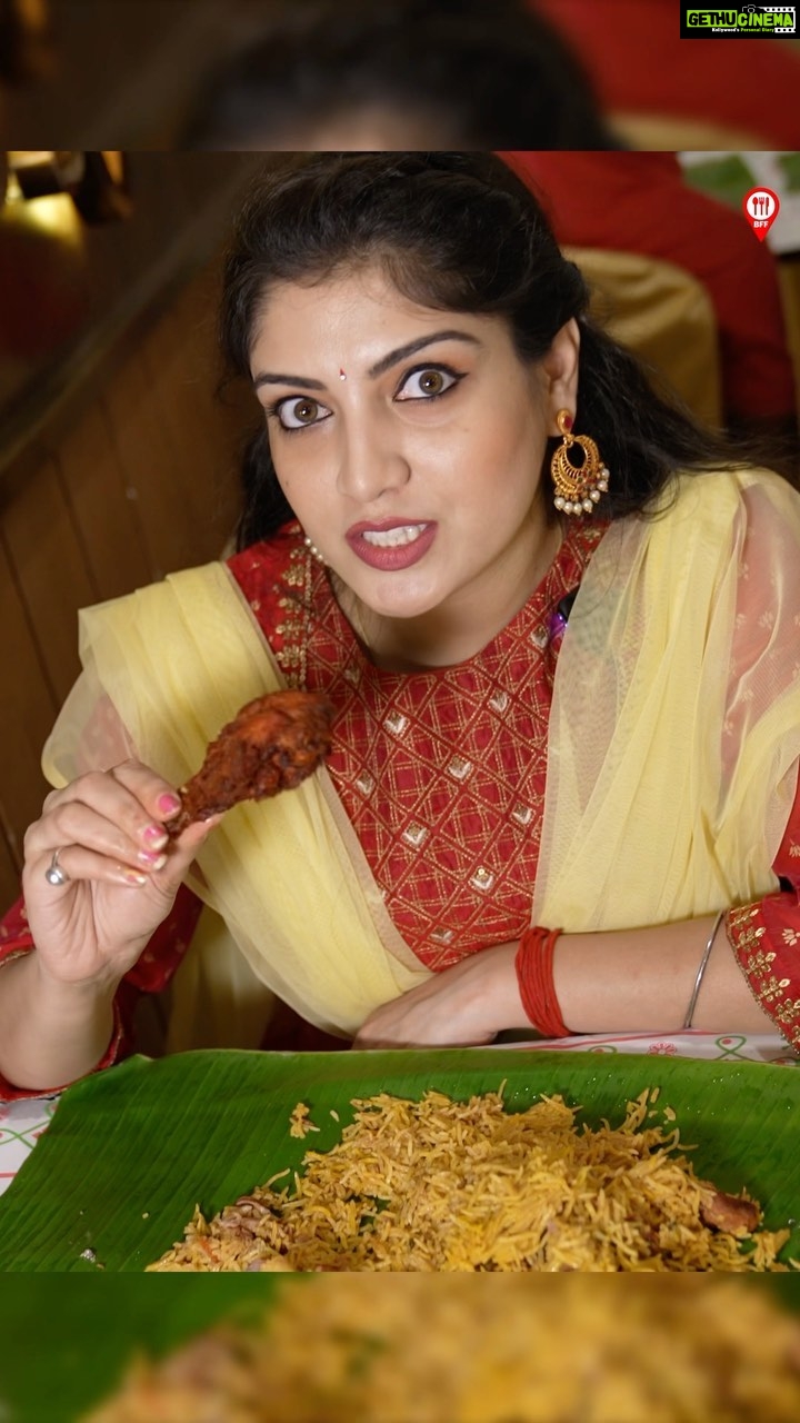 Papri Ghosh Instagram - From @twb.theweddingbiryani You can experience the warm wedding decor and feast on authentic wedding biriyani.The wedding like ambience and table arrangement to create a very similar wedding like experience Particularly signature wedding style Mutton Biriyani was served along with tenderly cooked mutton which the pieces melt in your mouth and it is traditionally served with Banana leaf along with accompaniment’s of Chicken 65(leg),ennai Kathirikai,Curd Raitha,Bread Halwa,special sweet pan and a complimentary Kulfi and the same goes for chicken Biriyani as well. Price💰 TWB’s SPL Chicken Biriyani-299 TWB’s SPL Mutton Biriyani-399 TWB’s SPL Kids Meal-249 Recommended to Must try the Mutton Biriyani and their malai kulfi in the end are mouth watering To Order logon to www.theweddingbiriyani.com #biryani #food #foodie #indianfood #foodporn #foodphotography #chicken #chickenbiryani #biryanilovers #foodblogger #foodstagram #instafood #foodlover #biryanilove #yummy #foodgasm #delicious #foodies #chennaifoodie #foodiesofinstagram #muttonbiryani #tasty #rice #biryanirecipe #mutton #biryanilover #lunch #hyderabadibiryani