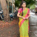 Papri Ghosh Instagram - Happy Onam🙏 Saree from @preethi_sarees_collection_ #paprighosh #pandavarillam #kayal #suntv #serial #actress #heroine #onam #saree #nareshclick