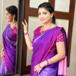 Papri Ghosh Instagram - I’m shy until you get to know me 😊 Thanks for the beautiful saree @the_ladies_corner_24 #paprighosh #pandavarillam #suntv #serial #actress #shy #saree #shyness
