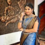 Papri Ghosh Instagram - A confident smile always fulfills your look no matter what you wear Saree @avsfashions Jewellery @chennai_jazz @luxefashion_jewellery Blouse @adhya_vyshnavee #takenby @naresheswar #nareshclick #wedding #tamilputhandu #puthandu #weddingseason #newyearwishes #paprighosh #pandavarillam #kayal #kuttykayal #suntvserial #actress #weddinglook #diamondjewelry #bluesaree #smile #selfconfidence #art #wallart Chennai, India