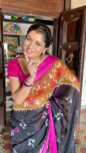 Papri Ghosh Instagram - #trending #reels #paprighosh #pandavarillam #kayal #suntv @suntv