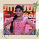 Papri Ghosh Instagram - Perfect pink😍 #paprighosh #pink #dress #suntv #specialshow #pandavarillam #kayal #ootd @suntv