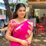 Papri Ghosh Instagram - Kanmani is back 😃 #nayagi shooting @suntv