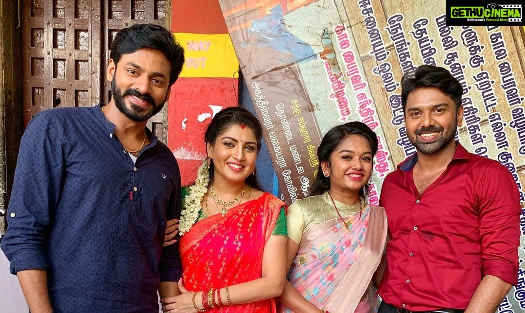 Papri Ghosh Instagram - #kayal helps #chithi2 couple to get married along with #pandavarillam family @suntv