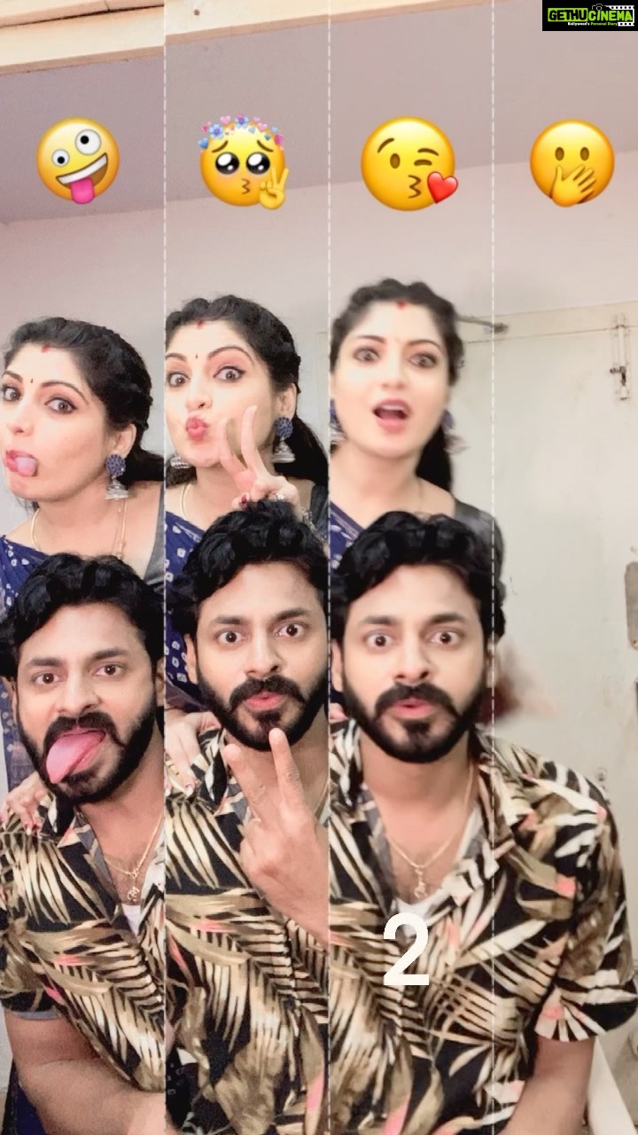 Papri Ghosh Instagram - Emojis #paprighosh #pandavarillam #kayal @naresheswar #suntv #serial #actor #actress #emoji #emojichallenge #poses #reaction