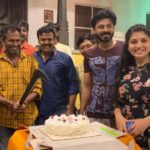 Papri Ghosh Instagram – Funtime after Pandavar illam shooting with the team on director Rathnam sir’s birthday 😃🎂🥳🎉🎊🤗🤗