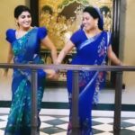 Papri Ghosh Instagram - Radha kaise na jale @anu_chweety #paprighosh #dance #radhekrishna #lagaan #movie #song #hindisongs #2girls #saree #actress #suntv #serial #pandavarillam #kayal