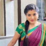 Papri Ghosh Instagram - Today morning I felt grateful to god as yesterday is over without any harm Saree @cyn.thiacollections Earrings @candy_crystal11 #paprighosh #pandavarillam #kayal #saree #suntv #serial #actress #serialactress #suntvserial #pink #pinksaree #homely #look #grateful