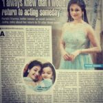 Paridhi Sharma Instagram - “What you get by achieving your goals is not as important as what you become by achieving your goals." Happy to share my interview in Bombay times(addition of Times Of India)