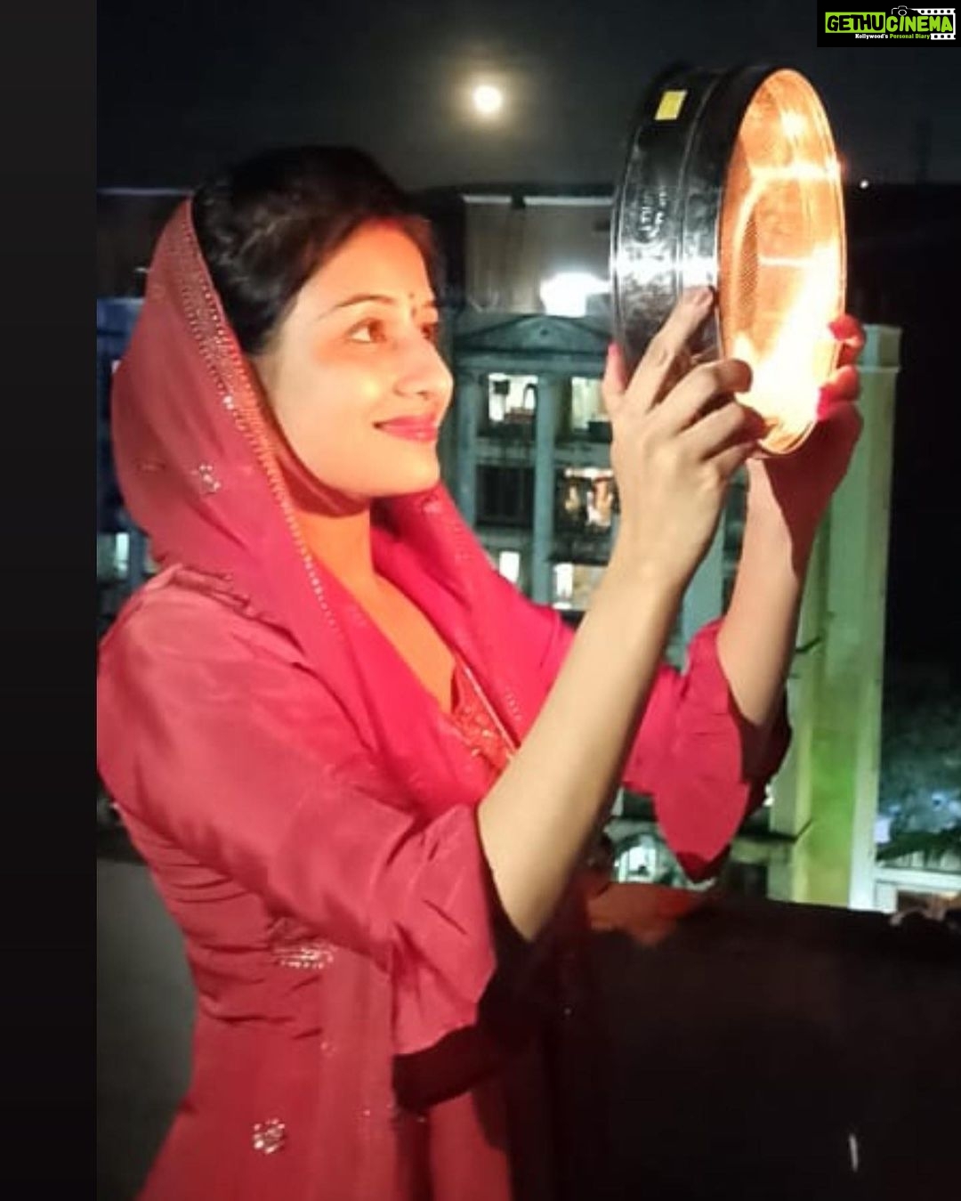 Paridhi Sharma Instagram - Happy karwa Chauth🙏❤️ #myhusband #mylove #mybiggestsupport #truefriend #myhappiness My Hubby @tanmaisaksena ❤️