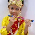Paridhi Sharma Instagram - Krishna is the most attractive, joyful space within all of us. When there is no restlessness, worry or desire in the mind, you are able to get deep rest. And it is in deep rest that Krishna is born. The message of Janamashtami is that it is time to bring a wave of joy in society. Become seriously joyful! Happy Janmashtami😊 Shri Shri Ravi Shankar🙏 #yogi #krishna #janmashtami #deepthought #lifeissimpleandjoyful #perspective #vichhar #Ridharv #kisshu #myboyaskrishna #mybaby #cutesmile #paridhisharma