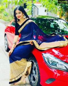 Paridhi Sharma Instagram - Love for Sari ❤️
#sari #indian #loveforsari #traditional #bluered #india #instapic 
Pic Credit @vatsalsaksena