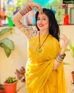 Paridhi Sharma Instagram - बुरा ना मानो होली है 🥳😄
#होली #colours #holifestival #rangokataiyohar #spreadhapiness #paridhisharma 
Pic credit @vatsalsaksena