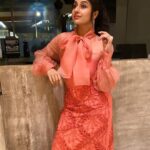 Paridhi Sharma Instagram - Today’s accomplishments were yesterday’s impossibilities. Good Morning 😊 ❤️Dress Designer : @mayatrijaiswar @mayatrijaiswar16.mj Pic Credit @tanmaisaksena #mynewlook #instapic #carryit #looks #paridhisharma #connectwithpari