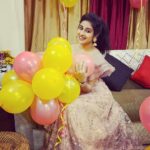 Paridhi Sharma Instagram - The best is yet to come. ... #celebration #life #happymoments #dress #colors #laughter Dress designed by @jennysboutique__ #nehasharma #indore