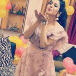 Paridhi Sharma Instagram - The best is yet to come. ... #celebration #life #happymoments #dress #colors #laughter Dress designed by @jennysboutique__ #nehasharma #indore