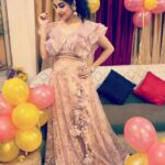 Paridhi Sharma Instagram - The best is yet to come. ... #celebration #life #happymoments #dress #colors #laughter Dress designed by @jennysboutique__ #nehasharma #indore