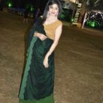 Paridhi Sharma Instagram - Be who you are and say what you feel, because those who mind don't matter, and those who matter don't mind. #mystyle #green #gold #weddingseason #smile #lovelife #actor #paridhisharma