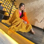 Paridhi Sharma Instagram – A person is made by his belief. As he thinks, So he becomes..
#thoughts #newday #orange #ckmdklook 
PC credit: sabse pyaara bachha❤️
@vaishnaviprajapati___official