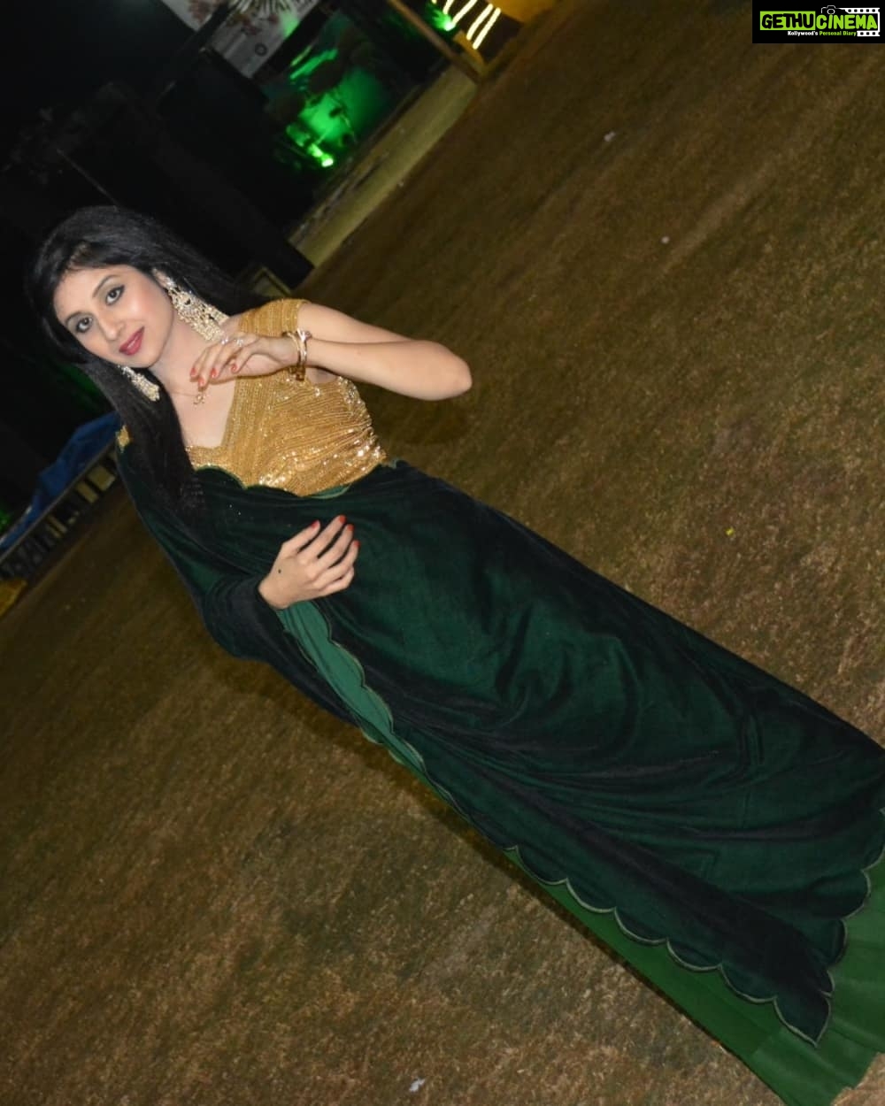 Paridhi Sharma Instagram - Be who you are and say what you feel, because those who mind don't matter, and those who matter don't mind. #mystyle #green #gold #weddingseason #smile #lovelife #actor #paridhisharma
