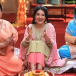 Paridhi Sharma Instagram - Enjoy the little things, for one day you may look back and realize they were the big Things😊 #celebration #laughter #lovelife #moments #patialababes @sonytvofficial