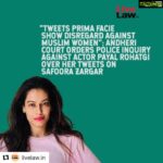 Payal Rohatgi Instagram - Prima Facie : #FemaleGenitalMutilation is a more regressive practice as compared to now banned Dowry, Child Marriage, Sati practices. Pornstars and advocates of #OrgasmEquality should raise their voice against this EVIL practice as they CAN understand THIS cause better than #farmersprotests 🙏 Infact SUNNY LEONE should be the brand ambassador for its eradication as her entire life’s earning would be in for jeopardy if FGM was done to her by her parents 🙏 Sorry Honourable Judge I can’t support it. My TONE is satire 🤓 as KUTIYA is female addressal for KUTA which is an Indian influencers’s trend setting word 🤣 which even @smritiiraniofficial ji verified Instagram page endorses. @diljitdosanjh called me KUTIYA so can he be arrested for the same addressal ? The FACT remains that we need #PopulationControlBill even for Non-Muslims and we can’t justify FGM even though it’s an Islamic ritual 🙏 #Repost @livelaw.in with @get_repost ・・・ A Metropolitan Magistrate Court at Andheri, Mumbai, has ordered a 202 inquiry by Police arrest against #PayalRohatgi for her tweets from June 2020, in the context of Jamia Student #SafooraZargar's arrest. Read more: livelaw.in #payalrohatgi