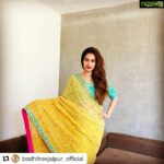 Payal Rohatgi Instagram - #Repost @bodhitreejaipur_official with @get_repost ・・・ Your vibes shift the whole damn frequency of the room when you walk in💓 bollywood diva @payalrohatgi there would never be a woman like you ,delicate as a dove ,brave as a lioness. Sharing Colors and styles of celebration amidst the global gloom to cheer up the spirits and what awaits us once we get unlocked😍 #bosslady #freedomofexpression #freedomforall #couture #sareelove #designerwear #Ethnicwear #vintage #latestfashion #dresstoimpress