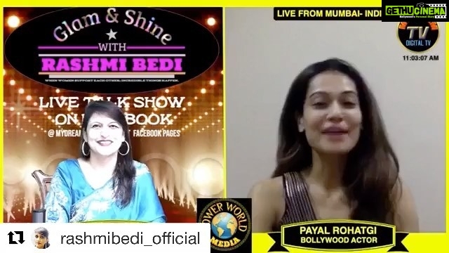 Payal Rohatgi Instagram - #HarbhajanSingh और #YuvrajSingh अपने fans से विन्नत्ति कर रहे थे कि वो #ShahidAfridi के foundation में पैसा डाले coronavirus के नाम पर तो मैं सिर्फ़ इतना कहना चाहती हूँ कि Afridi एक hinduphobic पाकिस्तानी है जो अपने घर की tv तोड़ देता है क्यूँकि उसकी बीवी tv से भगवान की आरती देखकर copy कर रही थी। यह आदमी अपने दादा पर फक्र करता है क्यूँकि उसने Kashmir पर Oct 1947 में हमला किया था और कश्मीरी हिंदुओं की मार डाला था। Afridi बहुत समय से कश्मीर की आज़ादी के बारे में बोलता आया है। और यह Afridi के foundation को Yuvraj और Harbhajan support करते हैं 🙏 Afridi को भारत की feminists hot भी कहेंगी जो कहता है कि वो अपनी बेटियों को बाहर खेलने नहीं देगा क्यूँकि वो उसकीधार्मिक सोच के ख़िलाफ़ है। #DanishKaneria जो एक Pakistani हिन्दु है उसकी foundation को donation मिले उसके लिए भी Yuvraj और Harbhajan जो SM पर बोलना चाहिए क्यूँकि Pakistan में Sikh minority हैं और उन्हें खाना तक नहीं मिलता Sindh सरकार द्वारा। यह दोनो Sikh ओ ने Kabul Gurudwara हमले के victims जो donation मिले उसके लिए माँग नहीं की 🤨 पता नहीं क्यूँ 🙏 #payalrohatgi #Repost @rashmibedi_official with @get_repost ・・・ Glam & Shine With Rashmi Bedi Special Guest - Payal Rohtagi #payalrohtagi #bollywood #bigboss #rashmibedi #rashmibediofficial #mydreamentertainment #mydreamtv #mydreamtvusa #powerworldmedia #aajtak #aajtaklive #glamshinewithrashmi
