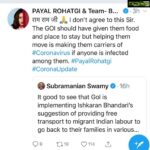 Payal Rohatgi Instagram - Lockdown means Lockdown 🙏 Give the poor food and shelter but STOP them from moving 🙏 #payalrohatgi