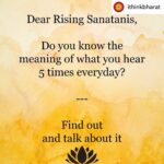 Payal Rohatgi Instagram - 🙏 #payalrohatgi Posted @withregram • @ithinkbharat In today's day and age, it really isn't so difficult to find out what it means . Do it! . Imagine how unsecular it would be if Sanatanis say things like this even once a day. . Lack of knowledge about ourselves and about other ideologies is the basic cause of a lot of false notions such as 'SarvDharm Sambhav'. Play your part in breaking this narrative . Just start talking . There are no shortcuts . Research Educate and Articulate Yourself 🙏🏼 . Namaste.. Aumm Shaanti Shaanti Shaanti 🙏🏼 . If you find yourself here, my suggestion would be to start at the first post and read everything as you come up 🙏🏼 Aum. . . I encourage the reader to write comments and questions in case of any difficulty understanding the write ups. I will try my best to revert. . . . . . . . . . #krishna #ram #harekrishna #radhakrishna #radha #radhe #radheradhe #prabhupada #iskcon #srilaprabhupada #iskcontemple #radhakrishn #vrindavan #mathura #barsana #kanha #lordkrishna #chanting #haribol #vishnu #radharani #krsna #jagannath #vedictales #bhagvadgita #jaishriram