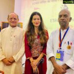 Payal Rohatgi Instagram – You have to grow from inside out, No one can teach you, none can make you spiritual. There is no other teacher but your own soul #kngovindacharya #sudeshaggarwal #payalrohatgi #eternalhindufoundation