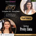Payal Rohatgi Instagram – Ram Ram ji 🙏 NO religion should preach killing of innocents for its spread 🙏 If it does that then it’s Not a religion 🙏 #PayalRohatgi #Repost @brandsimpact with @get_repost
・・・
#GGA #goldengloryawards #goldengloryawards2019 #brandsimpact #brands #mumbaievents #payalrohatgi #events2019