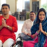 Payal Rohatgi Instagram - You have the right to action, but not to the fruits of action. Each of us has the obligation to act rightly, but no power to dictate what is to come or what we do - Bhagwat Gita #PayalRohatgi #SangramSingh Sri Radha Madhav Mandir Bhadaj
